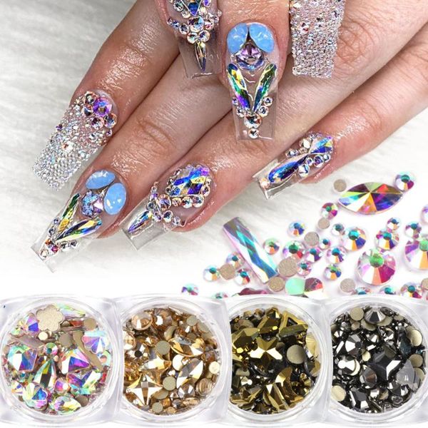 super glitter crystal ab rhinestones flat back glass chameleon nail for charms 3d nails art decorations strass, Silver;gold
super glitter crystal ab rhinestones flat back glass chameleon nail for charms 3d nails art decorations strass, Silver;gold