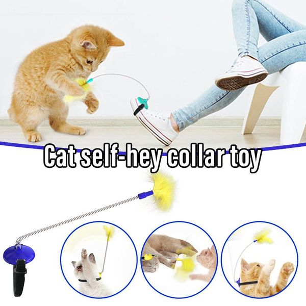 cat toys teaser wand artificial feather fun exercise playing pet supplies for and kitten lc 
cat toys teaser wand artificial feather fun exercise playing pet supplies for and kitten lc