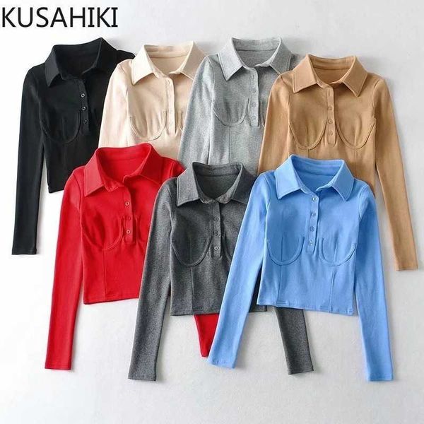 kusahiki korean turn-down collar women tshirt causal buttons long sleeve graphic t shirts spring crop slim tees 6e669 210602, White
kusahiki korean turn-down collar women tshirt causal buttons long sleeve graphic t shirts spring crop slim tees 6e669 210602, White