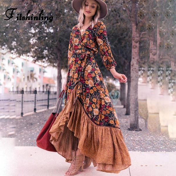women's swimwear fitshinling vintage print floral long dress women irregular bohemian maxi robe elegant holiday slim dresses for pareos, White;black
women's swimwear fitshinling vintage print floral long dress women irregular bohemian maxi robe elegant holiday slim dresses for pareos, White;black