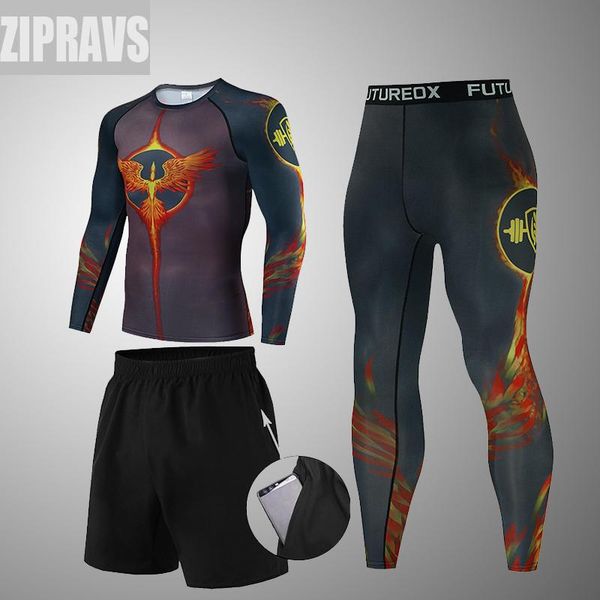 gym clothing zipravs 3 pieces/set of men's sportswear fitness compression running jogging workout tights2021, White;black
gym clothing zipravs 3 pieces/set of men's sportswear fitness compression running jogging workout tights2021, White;black
