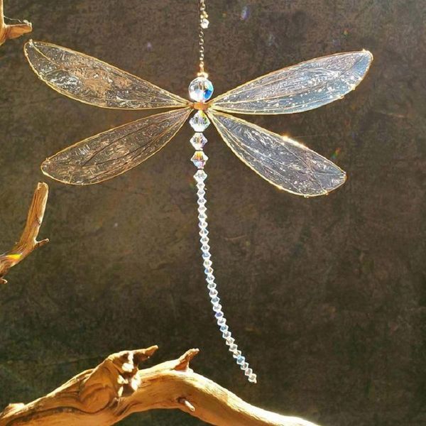 decorative objects & figurines hanging dragonfly pendant with shinny beads hand-painted crystal outdoor ornament 10.18cm/4inch long wire
decorative objects & figurines hanging dragonfly pendant with shinny beads hand-painted crystal outdoor ornament 10.18cm/4inch long wire