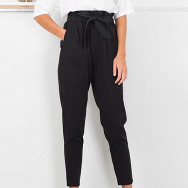 casual women pants solid color high waist skinny slim cropped pencil trousers black s-xl streetwear clothing women's & capris, Black;white
casual women pants solid color high waist skinny slim cropped pencil trousers black s-xl streetwear clothing women's & capris, Black;white