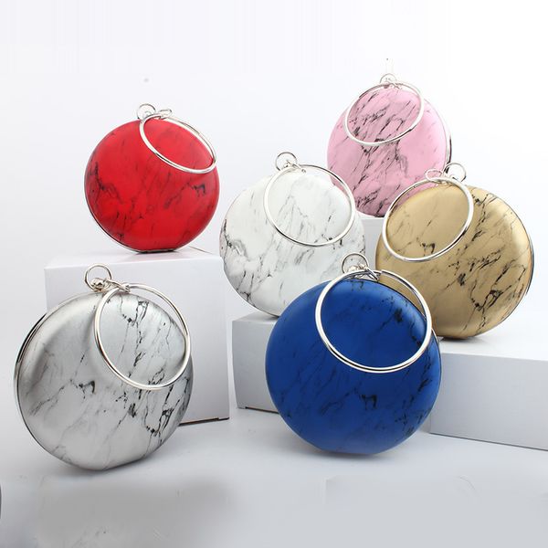 fashion evening bag year personality mini round iron ring hand single shoulder cross chain small leisure
fashion evening bag year personality mini round iron ring hand single shoulder cross chain small leisure