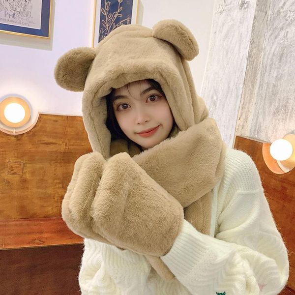 beanies autumn solid color cute bear ears hat scarf gloves conjoined three-piece outdoor warm and cold wave proof cap women hats
beanies autumn solid color cute bear ears hat scarf gloves conjoined three-piece outdoor warm and cold wave proof cap women hats