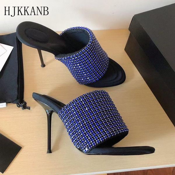 slippers summer shiny crystal super high heel women luxury rhinestone t-show slides open toe thin sandals party dress shoes, Black
slippers summer shiny crystal super high heel women luxury rhinestone t-show slides open toe thin sandals party dress shoes, Black