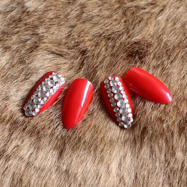 fashion full diamond classic lady candy color crystal fake nails 24pcs red1, Red;gold
fashion full diamond classic lady candy color crystal fake nails 24pcs red1, Red;gold