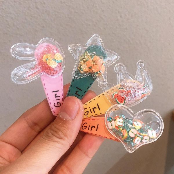 cute cartoon quicksand fruit bb clips kids hairpins children headwear baby headdress girls accessories hair, Slivery;white
cute cartoon quicksand fruit bb clips kids hairpins children headwear baby headdress girls accessories hair, Slivery;white