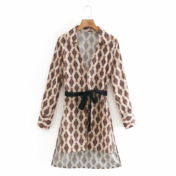 fashion slim floral long blouse women v neck vintage printed split shirts sleeves with sashes spring female nx9833 210525, White
fashion slim floral long blouse women v neck vintage printed split shirts sleeves with sashes spring female nx9833 210525, White