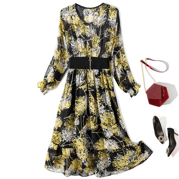 casual dresses spring long sleeve round neck / yellow black floral print panelled zipper elastic waist mid-calf dress elegant yj185908 bma7, Black;gray
casual dresses spring long sleeve round neck / yellow black floral print panelled zipper elastic waist mid-calf dress elegant yj185908 bma7, Black;gray