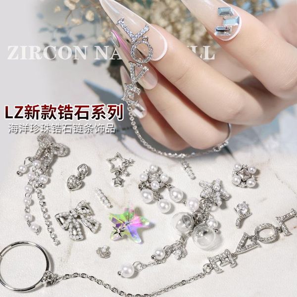 nail art kits online selling ornament silver color rhinestone super shiny ring chain pearl starfish jewelry crystal
nail art kits online selling ornament silver color rhinestone super shiny ring chain pearl starfish jewelry crystal