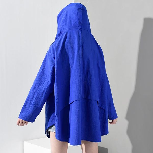 women's trench coats lanmrem 2021 early autumn hooded long sleeve blue big pocket irregular hem size windbreaker women fashion yg4910, Tan;black
women's trench coats lanmrem 2021 early autumn hooded long sleeve blue big pocket irregular hem size windbreaker women fashion yg4910, Tan;black
