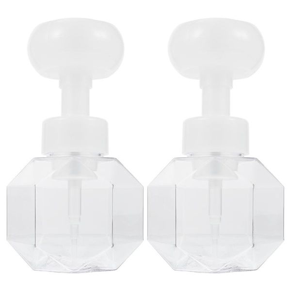 party favor 2pcs 300ml flower foams foaming dispenser bottle travel soap cosmetics