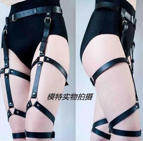 belts night club/ballroom/stage/intimate hiphop punk gothic soft pu leather body harness belt thigh loop waist garter suspender, Black;brown
belts night club/ballroom/stage/intimate hiphop punk gothic soft pu leather body harness belt thigh loop waist garter suspender, Black;brown