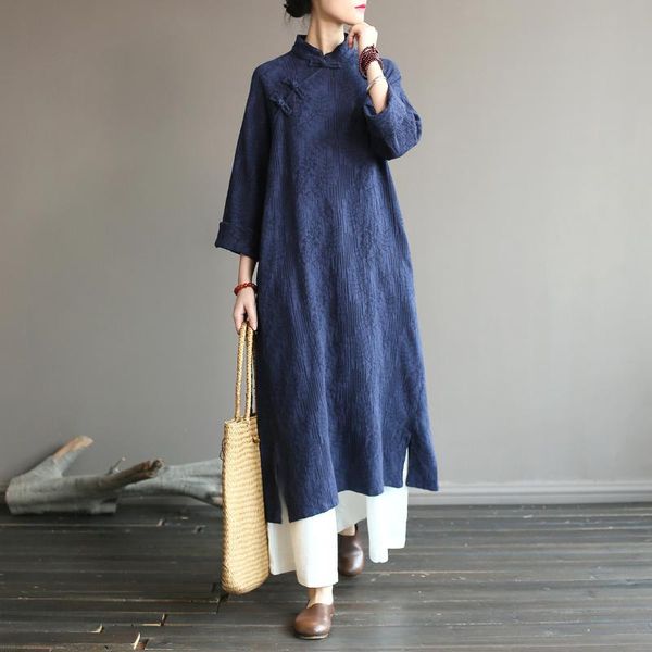 casual dresses for women 2021 retro dress full sleeve loose ethnic style women's clothing woman 1896, Black;gray
casual dresses for women 2021 retro dress full sleeve loose ethnic style women's clothing woman 1896, Black;gray