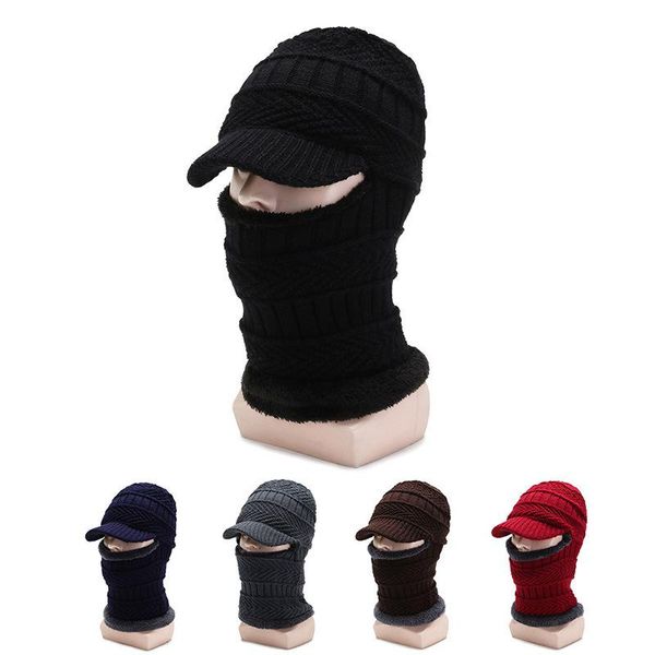 winter hooded wool cap warm knit hat outdoor men women cold protection riding windproof plus velvet thickening fashion caps cycling & masks, Black
winter hooded wool cap warm knit hat outdoor men women cold protection riding windproof plus velvet thickening fashion caps cycling & masks, Black