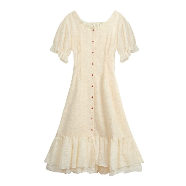 women puff sleeve short a-line knee length dress summer yellow solid bow slash neck button d1994 210514, Black;gray
women puff sleeve short a-line knee length dress summer yellow solid bow slash neck button d1994 210514, Black;gray