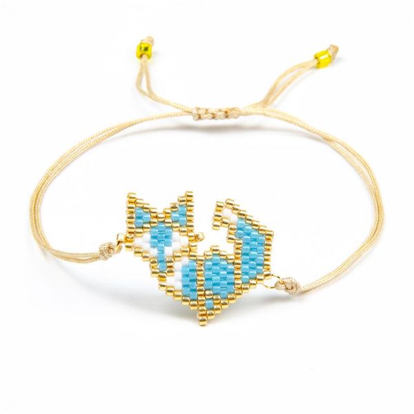 link, chain animal cartoon modelling miyuki hand-woven women's simple bracelet, Black
link, chain animal cartoon modelling miyuki hand-woven women's simple bracelet, Black