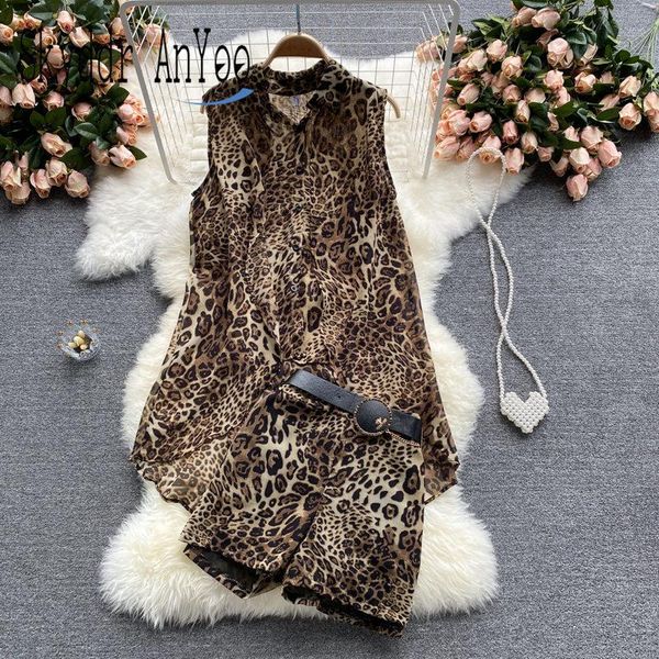 women's tracksuits leopard print two piece set women summer suit sleeveless irregular long shirts and high waist shorts 2 sets outfits, Gray
women's tracksuits leopard print two piece set women summer suit sleeveless irregular long shirts and high waist shorts 2 sets outfits, Gray