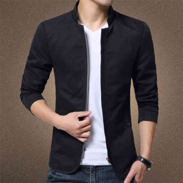mens jacket fashion standing collar jacket coats men slim fit business casual male jackets men clothing plus size m-5xl solid 210818, Black;brown
mens jacket fashion standing collar jacket coats men slim fit business casual male jackets men clothing plus size m-5xl solid 210818, Black;brown