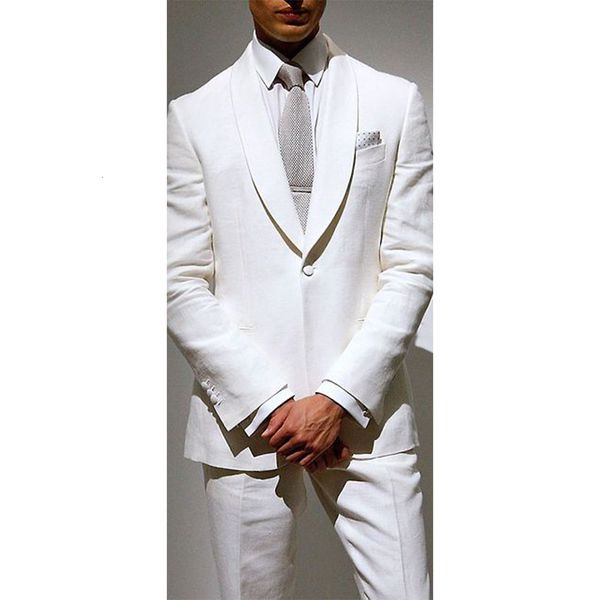men's suits & blazers custom made white man suit groom tuxedo,bespoke 1-button shawl lapel wedding for men, White;black
men's suits & blazers custom made white man suit groom tuxedo,bespoke 1-button shawl lapel wedding for men, White;black