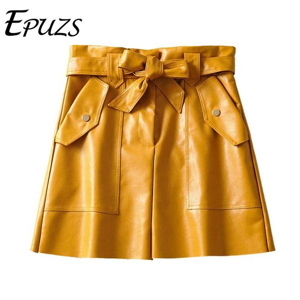 skirts chic pu leather skirt women office mini streetwea belt high waist yellow winter korean, Black
skirts chic pu leather skirt women office mini streetwea belt high waist yellow winter korean, Black