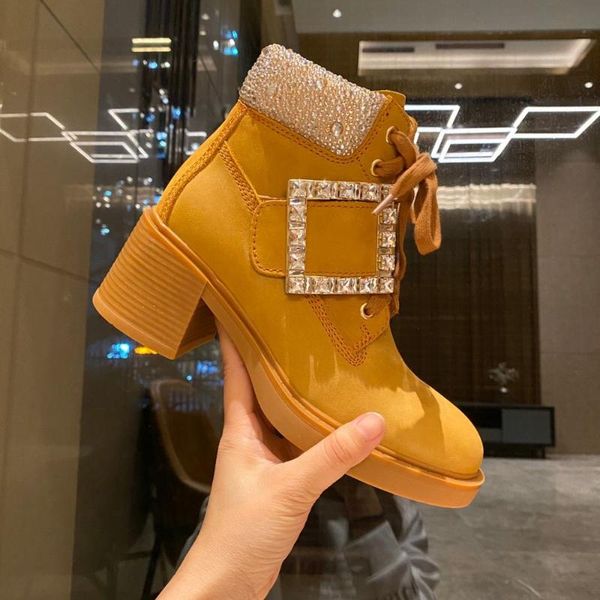 boots winter genuine leather ankle woman pointed toes chunky heels crystal cross-tied bota feminina, Black
boots winter genuine leather ankle woman pointed toes chunky heels crystal cross-tied bota feminina, Black
