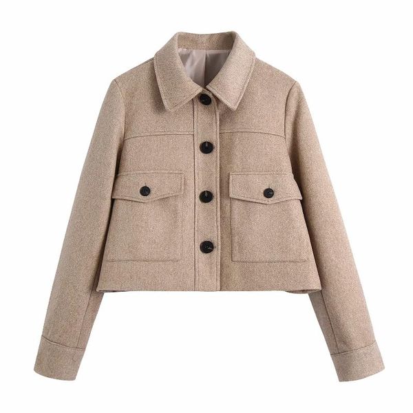 women's jackets women spring autumn casaul fashion soft loose jacket coat female turn down collar single breasted pocket short chic lad, Black;brown
women's jackets women spring autumn casaul fashion soft loose jacket coat female turn down collar single breasted pocket short chic lad, Black;brown