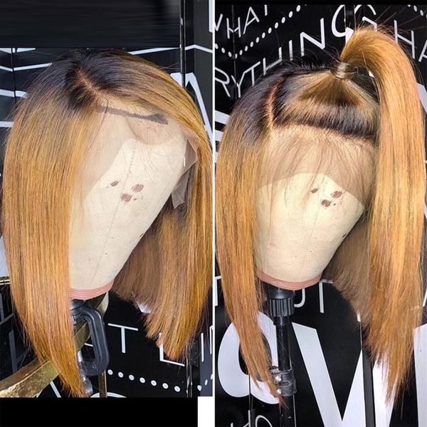 brazilian natural hairline ombre brown short cut bob 100%human hair glueless 13x6 lace front wig with baby can dye permed wigs, Black;brown
brazilian natural hairline ombre brown short cut bob 100%human hair glueless 13x6 lace front wig with baby can dye permed wigs, Black;brown