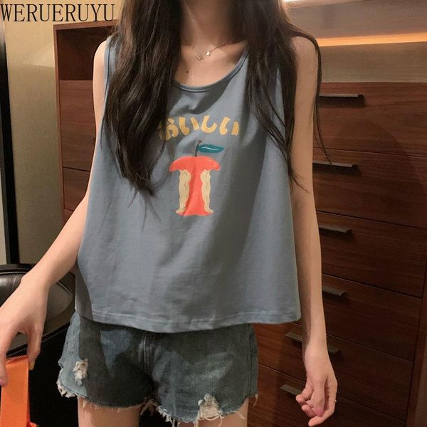 women's tanks & camis werueruyu summer tee women print sleeveless casual loose t-shirt for girls students lady tank, White
women's tanks & camis werueruyu summer tee women print sleeveless casual loose t-shirt for girls students lady tank, White