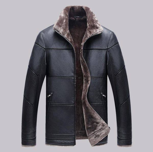 men's fur & faux 2021 winter business casual warm leather jacket men thickening coats male fashion black large size clothes
men's fur & faux 2021 winter business casual warm leather jacket men thickening coats male fashion black large size clothes