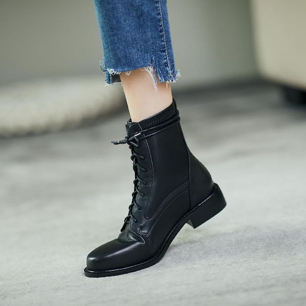 boots winter punk female motorcycle party night club shoes woman chunky heels genuine leather women ankle platform, Black
boots winter punk female motorcycle party night club shoes woman chunky heels genuine leather women ankle platform, Black