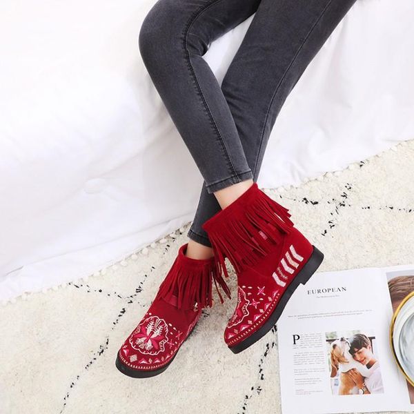 boots big size 9 10 11 12 women shoes ankle for ladies woman winter floral round head sleeve, Black
boots big size 9 10 11 12 women shoes ankle for ladies woman winter floral round head sleeve, Black