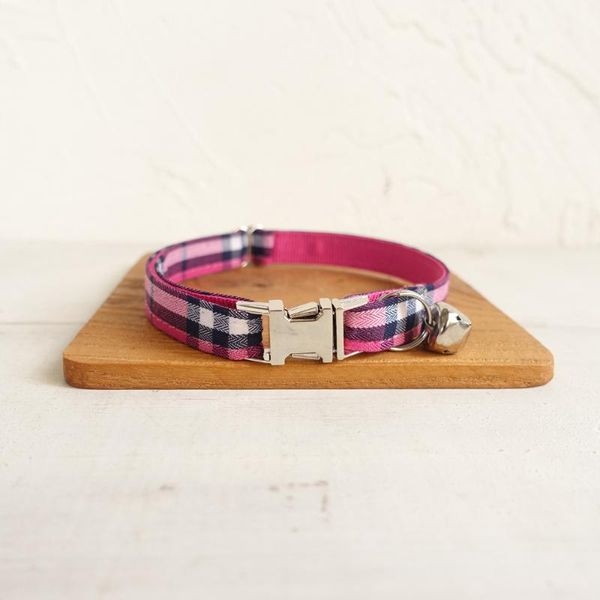 cat collars & leads handmade engraved metal buckle collar plaid nylon 2 sizes personalized id for small
cat collars & leads handmade engraved metal buckle collar plaid nylon 2 sizes personalized id for small