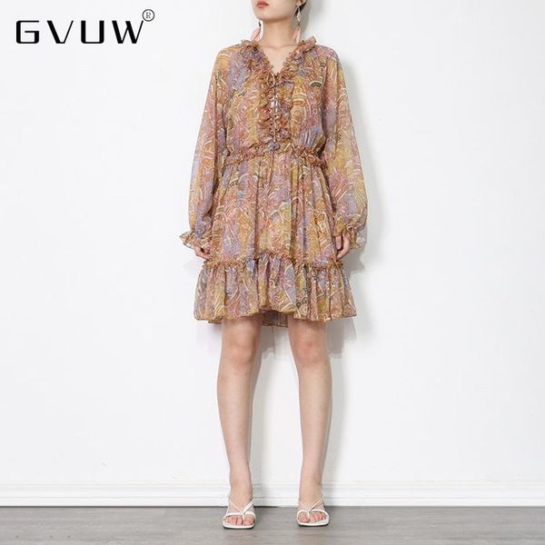 casual dresses gvuw printed short 2021 autumn v-neck bandage design lantern sleeve high waist slim ruffle floral midi dress quality kb5196, Black;gray
casual dresses gvuw printed short 2021 autumn v-neck bandage design lantern sleeve high waist slim ruffle floral midi dress quality kb5196, Black;gray