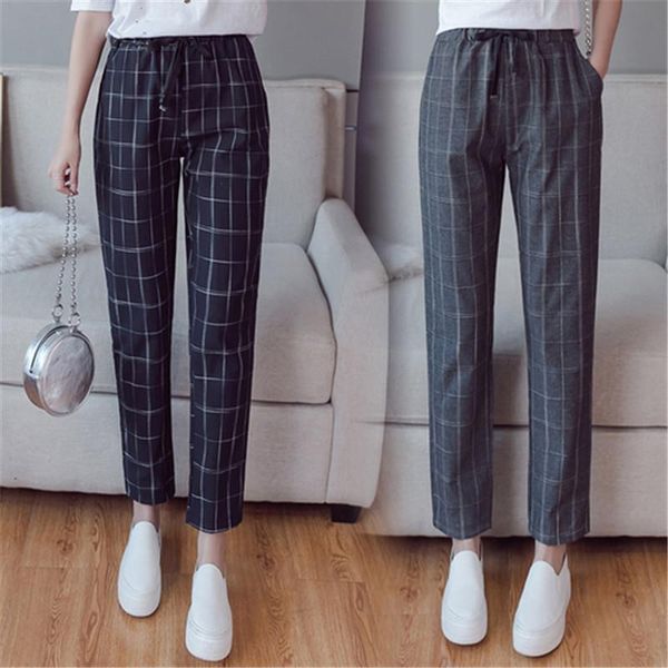 women's pants & capris plaid harem trousers 2021 spring summer loose casual drawstring elastic waist ankle-length drop, Black;white
women's pants & capris plaid harem trousers 2021 spring summer loose casual drawstring elastic waist ankle-length drop, Black;white
