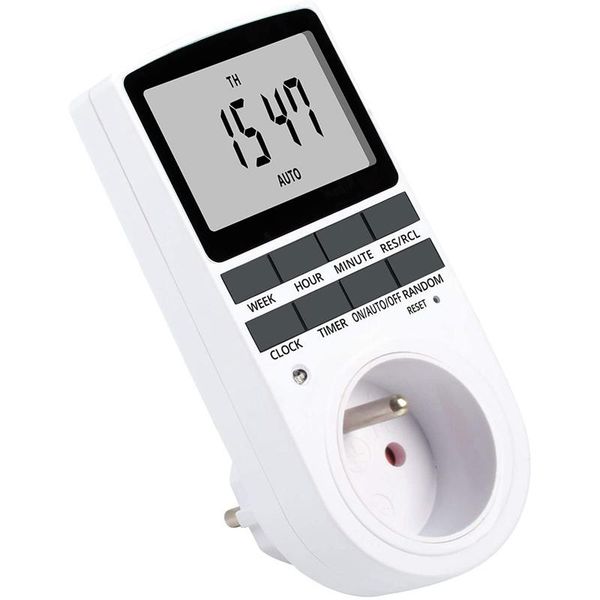 smart power plugs electronic digital timer switch kitchen outlet 230v 50hz 7 day 12/24 hour programmable timing socket fr eu plug
smart power plugs electronic digital timer switch kitchen outlet 230v 50hz 7 day 12/24 hour programmable timing socket fr eu plug