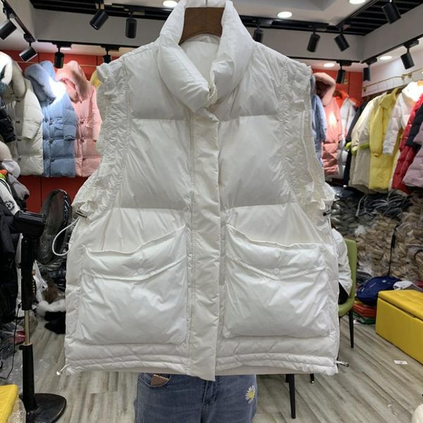 women's vests women autumn winter warm cotton padded puffer vest female sleeveless parkas waistcoat ladies solid slim zipper coat outwe, Black;white
women's vests women autumn winter warm cotton padded puffer vest female sleeveless parkas waistcoat ladies solid slim zipper coat outwe, Black;white