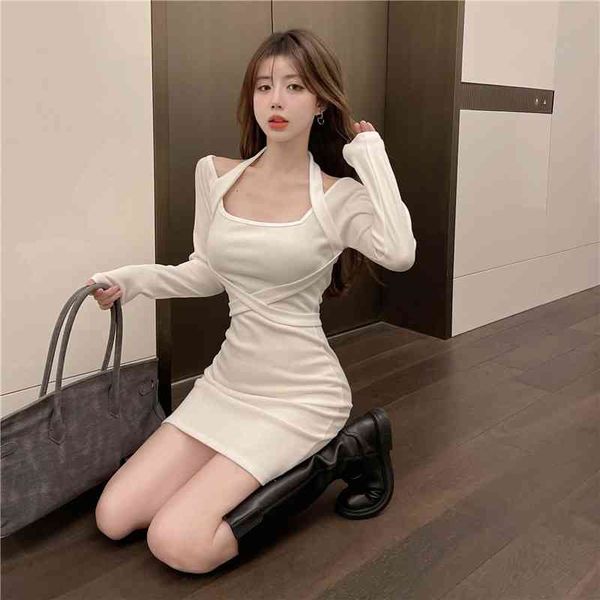 chic female dress spring ins fashion solid one-shoulder halterneck cross long sleeves sheath dresses tide, Black;gray
chic female dress spring ins fashion solid one-shoulder halterneck cross long sleeves sheath dresses tide, Black;gray