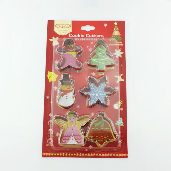 baking moulds 6pcs/set christmas theme cookie cutter mold stainless steel biscuit diy christams cake decoration gift tools
baking moulds 6pcs/set christmas theme cookie cutter mold stainless steel biscuit diy christams cake decoration gift tools
