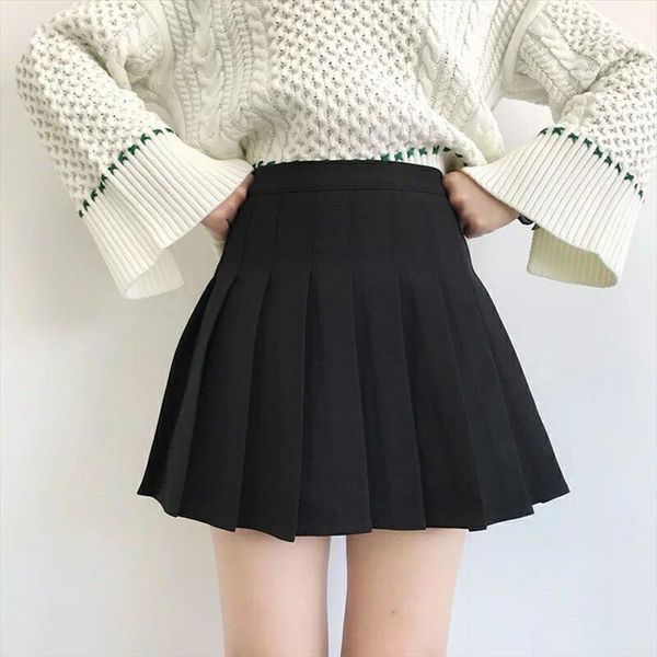 jk plaid summer high waist stitching womens skirt student cute sweet girls dance mini, Black
jk plaid summer high waist stitching womens skirt student cute sweet girls dance mini, Black