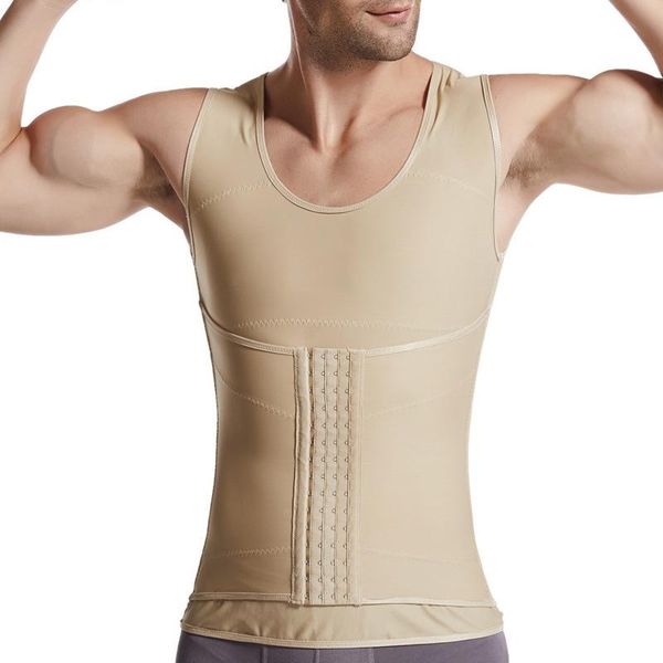 gym clothing compression shirts for men to hide gynecomastia moobs slimming body shaper vest abs tank undershirt, White;black
gym clothing compression shirts for men to hide gynecomastia moobs slimming body shaper vest abs tank undershirt, White;black