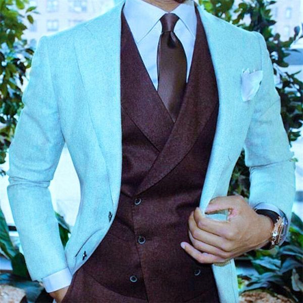 men's suits & blazers handsome two button groomsmen notch lapel groom tuxedos wedding dress men blazer prom dinner (jacket+pants+tie+ve, White;black
men's suits & blazers handsome two button groomsmen notch lapel groom tuxedos wedding dress men blazer prom dinner (jacket+pants+tie+ve, White;black