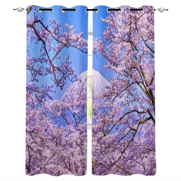 mount fuji cherry tree pink flowers curtains for kids boys girls room living window drapes curtain treatments &
mount fuji cherry tree pink flowers curtains for kids boys girls room living window drapes curtain treatments &
