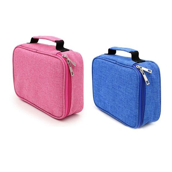 pencil bags 2pcs 72 holder pen colored case school multi-functional high capacity zipper bag for student art supplies - blue &
pencil bags 2pcs 72 holder pen colored case school multi-functional high capacity zipper bag for student art supplies - blue &