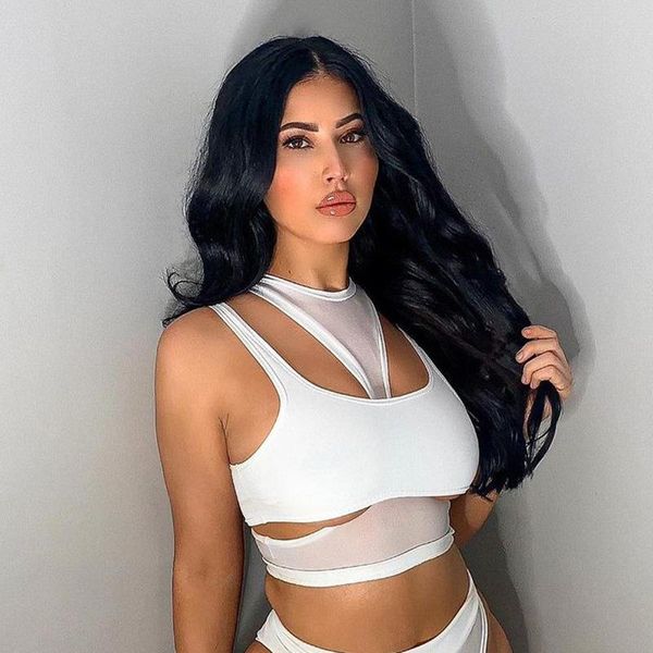 women's tanks & camis hollow out women short tank 2021 backless sleeveless wrap cropped crorset bustier solid bodycon female, White
women's tanks & camis hollow out women short tank 2021 backless sleeveless wrap cropped crorset bustier solid bodycon female, White