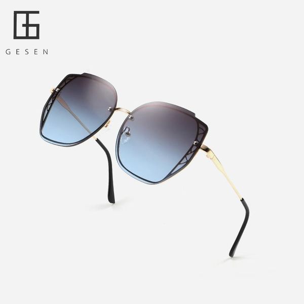 sunglasses gesen lady 2021 designer irregular metallic pattern black gradient sun glasses lunede sol uv400, White;black
sunglasses gesen lady 2021 designer irregular metallic pattern black gradient sun glasses lunede sol uv400, White;black