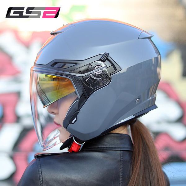 motorcycle helmets gsb helmet male half double lens female personality running four seasons general
motorcycle helmets gsb helmet male half double lens female personality running four seasons general