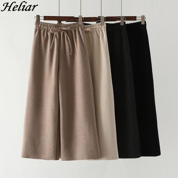 women's pants & capris heliar women casual autumn winter korean version loose wide legged woolen gray drawstring high waist solid pan, Black;white
women's pants & capris heliar women casual autumn winter korean version loose wide legged woolen gray drawstring high waist solid pan, Black;white