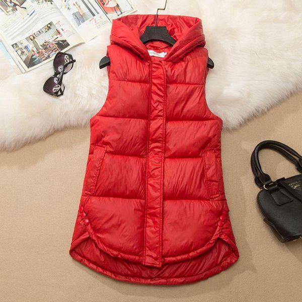 women's vests plus size women vest winter jacket pocket hooded coat warm casual cotton padded female slim sleeveless waistcoat e289, Black;white
women's vests plus size women vest winter jacket pocket hooded coat warm casual cotton padded female slim sleeveless waistcoat e289, Black;white